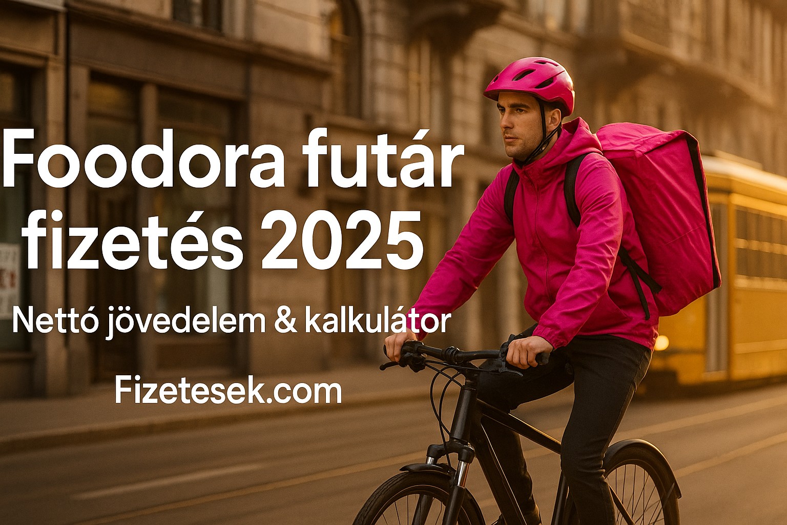 Mennyit keres egy Foodora futár 2025-ben? Nettó fizetés és kalkulátor!